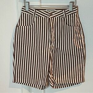 Vintage 1980s Banana Republic striped shorts